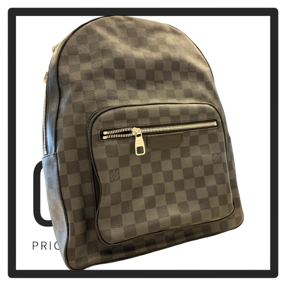 Louis Vuitton Josh‎ Backpack Leather Travel Bag